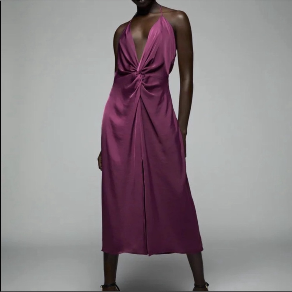 Zara Satin Dress - New